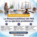 Ciclo de Capacitaciones AIDA - FAPASA: Responsabilidad del PAS