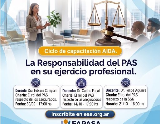 Ciclo de Capacitaciones AIDA - FAPASA: Responsabilidad del PAS